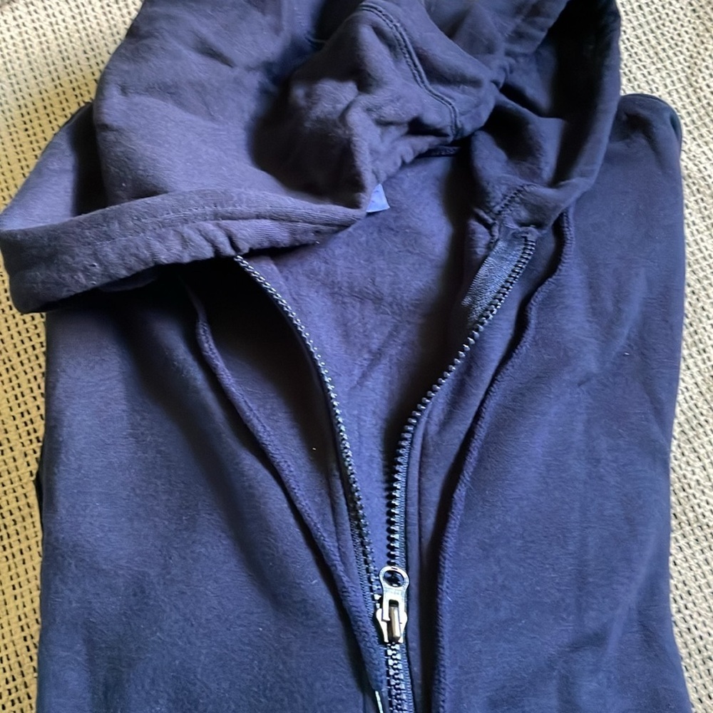 2 navy blue zip hoodies - Picture 1 of 2